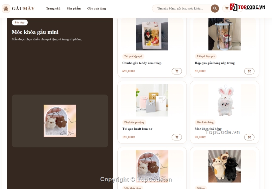 Website php,gấu bông,bán